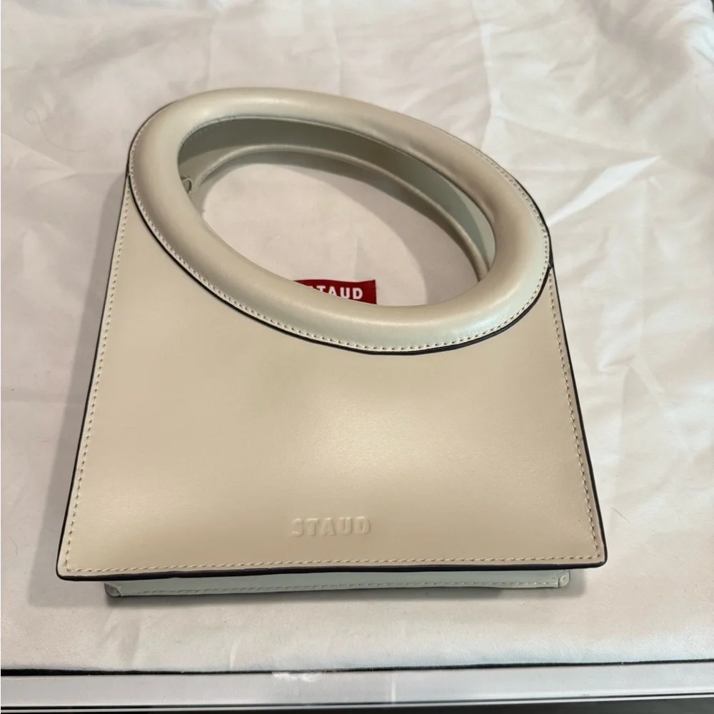 STAUD Cream Mini Bag - Picture 1 of 8
